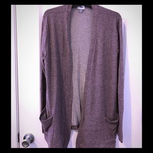 Soft open-front cardigan