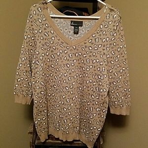 Lane Bryant leopard print sweater size 18/20