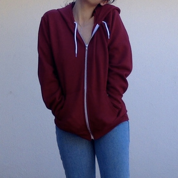 Like new American Apparel zip up hoodie jacket