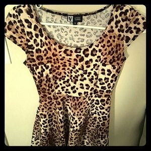 Cheetah print dress