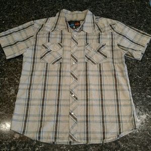 Men's Western Style Pearl Snap Shirt