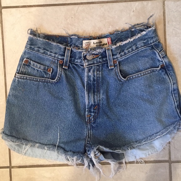 High waisted Levi cutoff shorts