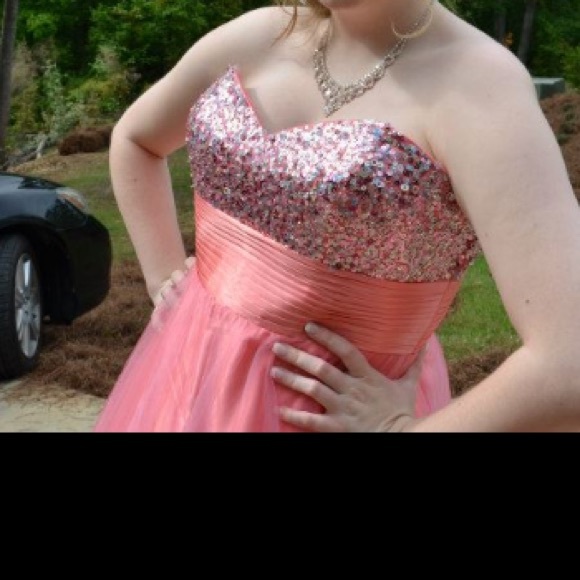 Cecile Brown Prom dress