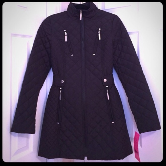 NWT Betsey Johnson black coat