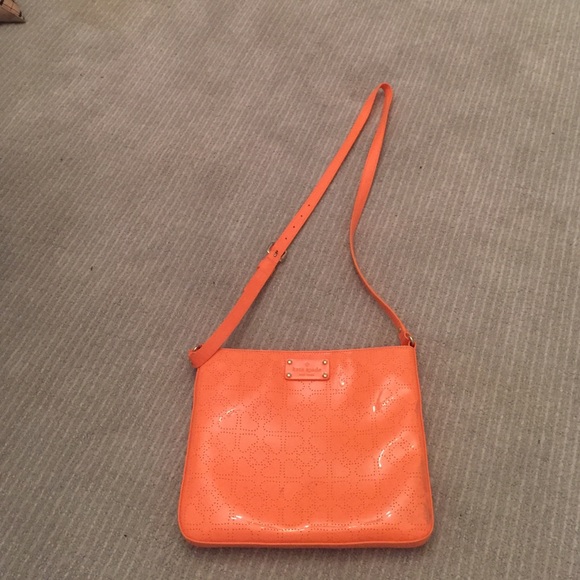 Orange Kate spade satchel