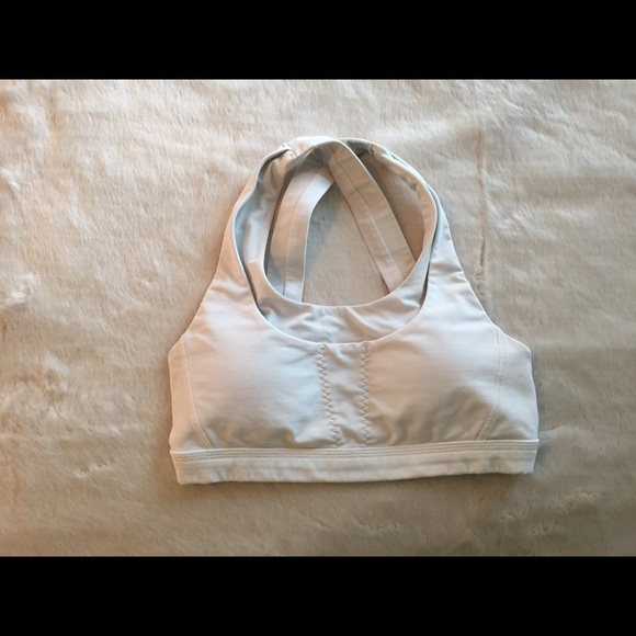 White lululemon size 2 sports bra