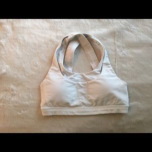 White lululemon size 2 sports bra
