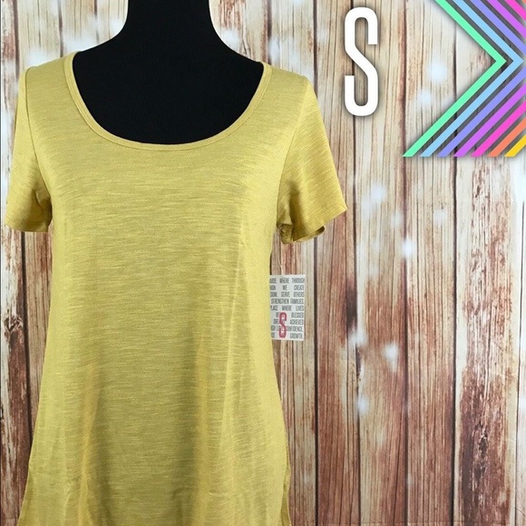 BNWT LuLaRoe Classic T gold yellow S small