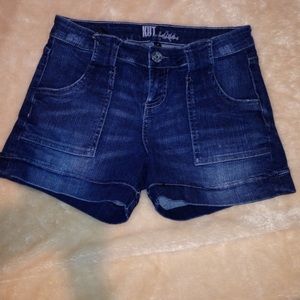 Denim shorts