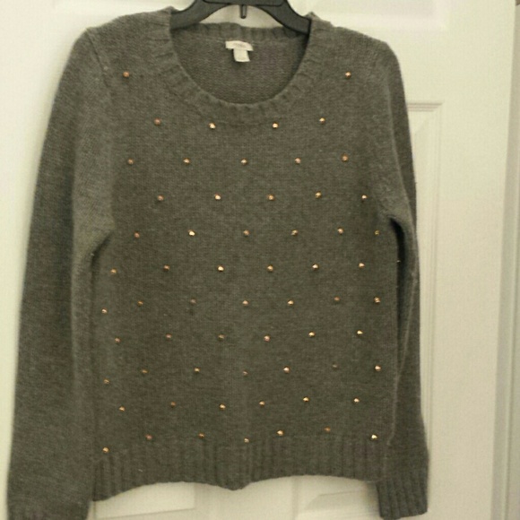 New studded sweater