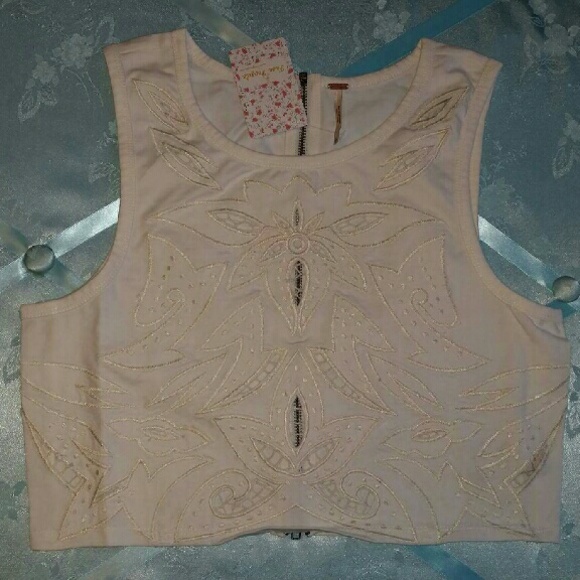 Free People Crop Lace Tank - Picture 2 of 4