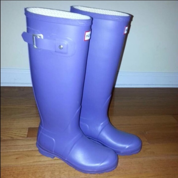 Light Purple Matte Hunter Rain Boots!