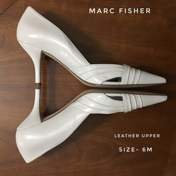 Marc Fisher Shoes - MARC FISHER white pumps