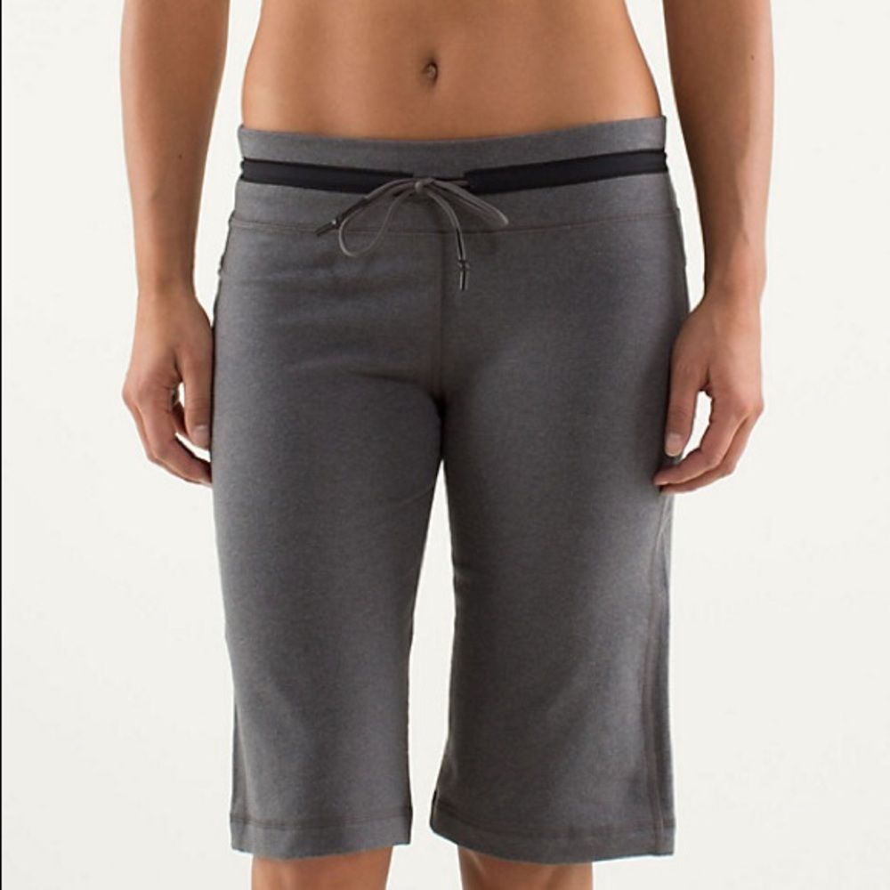 NWT Lululemon Voyage Sweat Crop 6 heathered cotton