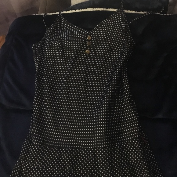 Black and white polka dot silk jumper