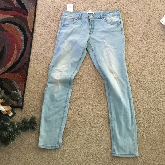 Forever 21 denim low rise jeans