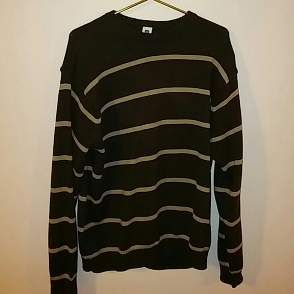 Brown & Beige Striped Sweater