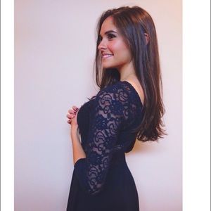Navy h&m dress