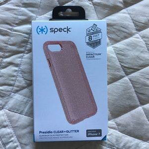 BRAND NEW iPhone 7 case speck glitter pink