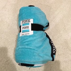 Blue Victoria Secret PINK blanket