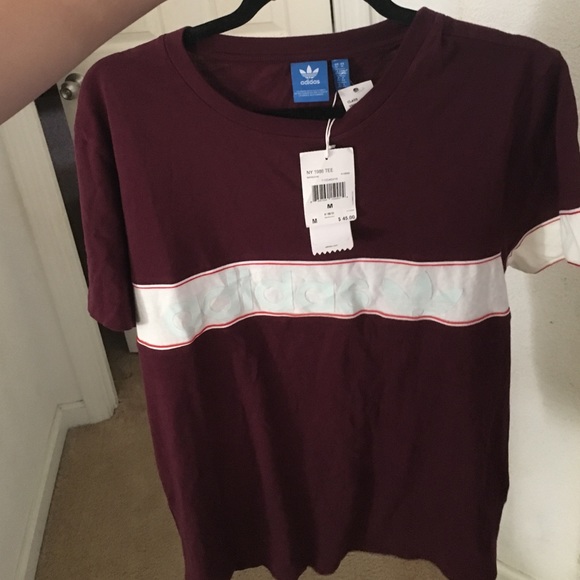 Adidas burgundy/purple brand new shirt