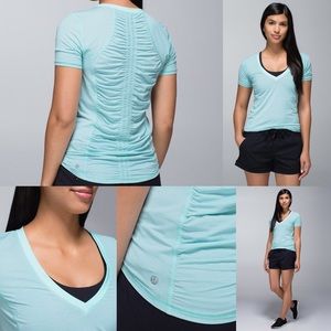 NWT Lululemon Runner Up SS 6 aquamarine
