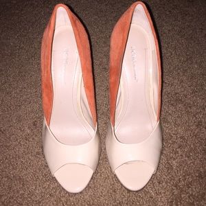 BCBGeneration peep toe heels