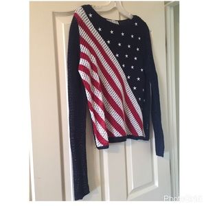 🍒Norton American flag sweater very patriotic!🍒