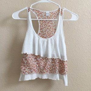 Cute Floral Crop Top