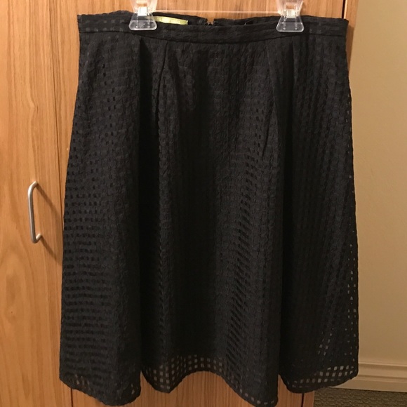 Gianni Bini Black Midi Skirt