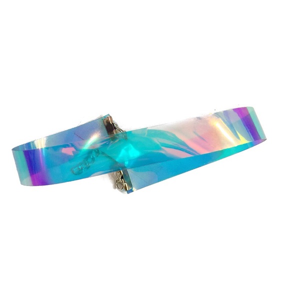 Holographic Iridescent Choker