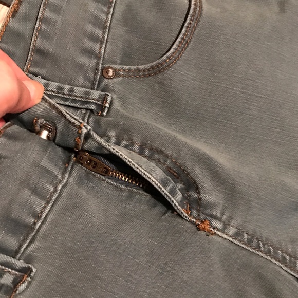 Free People Green Skinny Jeans - Picture 6 of 6