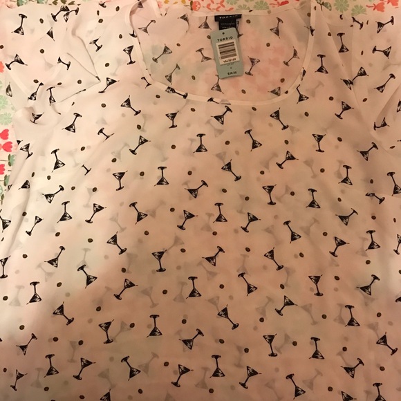 Martini glass blouse