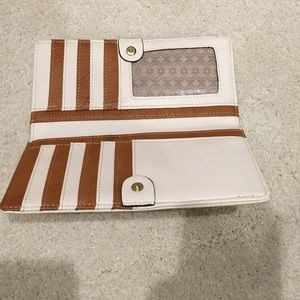 White wallet from Charming Charlie
