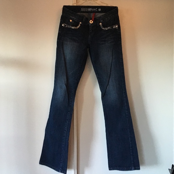 Guess jeans, blue, 26, daredevil boot cut