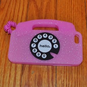 Pink Classic Telephone Case for iPhone 5