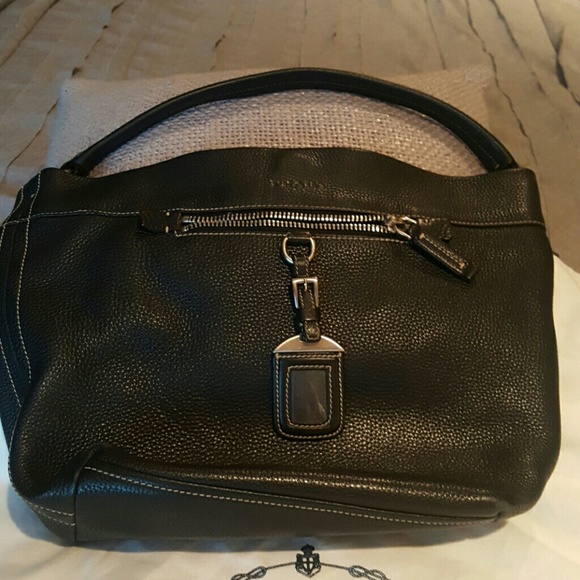 Prada Black leather Hobo Style Bag - Picture 1 of 3
