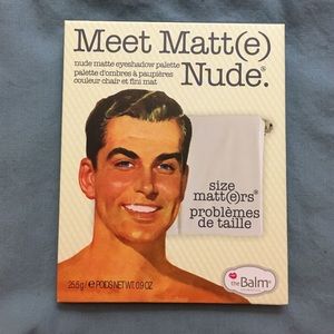 Meet Matt(e) Nude eyeshadow palette by theBalm.