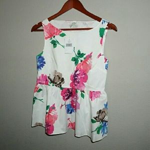 Kate spade peplum top
