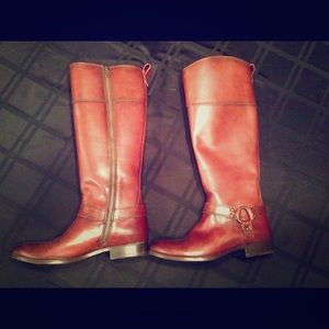 Frye boots.