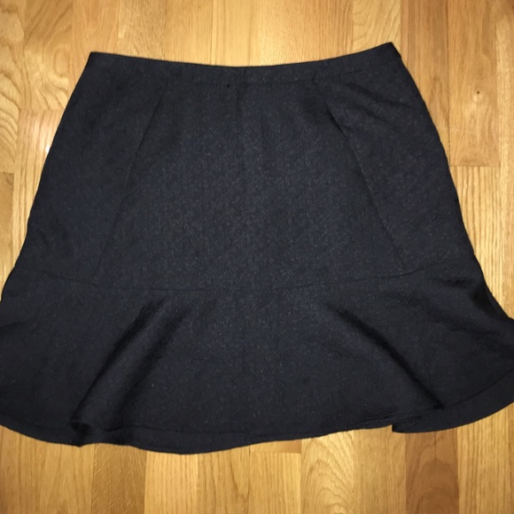 C. Luce textured black flip skirt - Picture 1 of 3