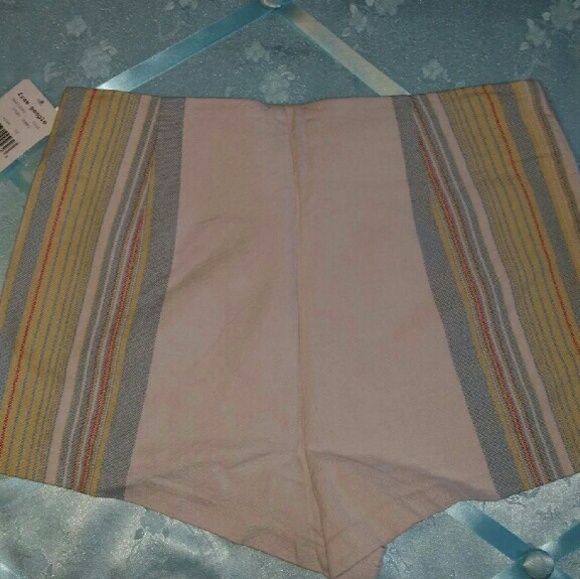 Free People Striped Shorts - Picture 3 of 4