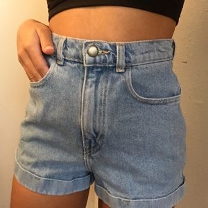 high waisted aa shorts