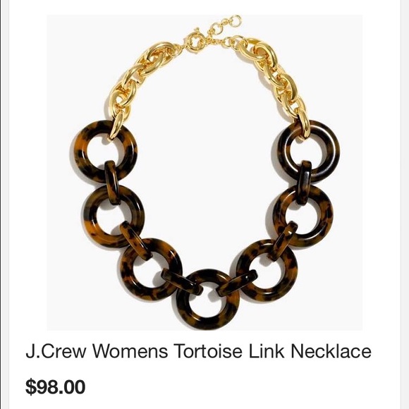 JCrew Tortoise Shell Necklace - new with tags
