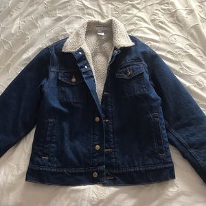 Final Sale 🎉 American Apparel Denim Sherpa Jacket