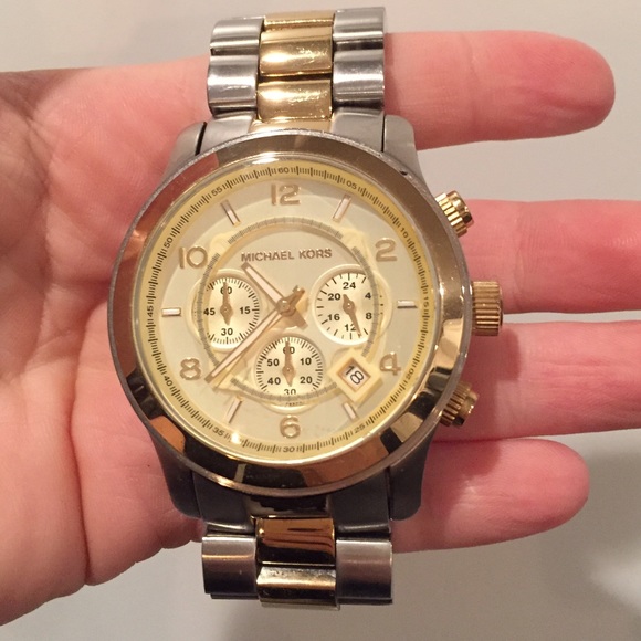 Michael Kors Runway Two Toned Chronograph MK8098