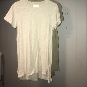 Two ReligionOverStorm extended tees