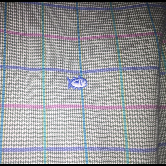 Southern Tide Plaid Dress Shirt