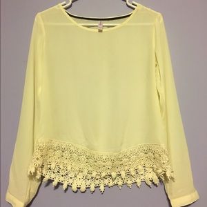 Long sleeve blouse