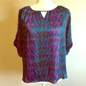 NWOT Express silky cold shoulder top